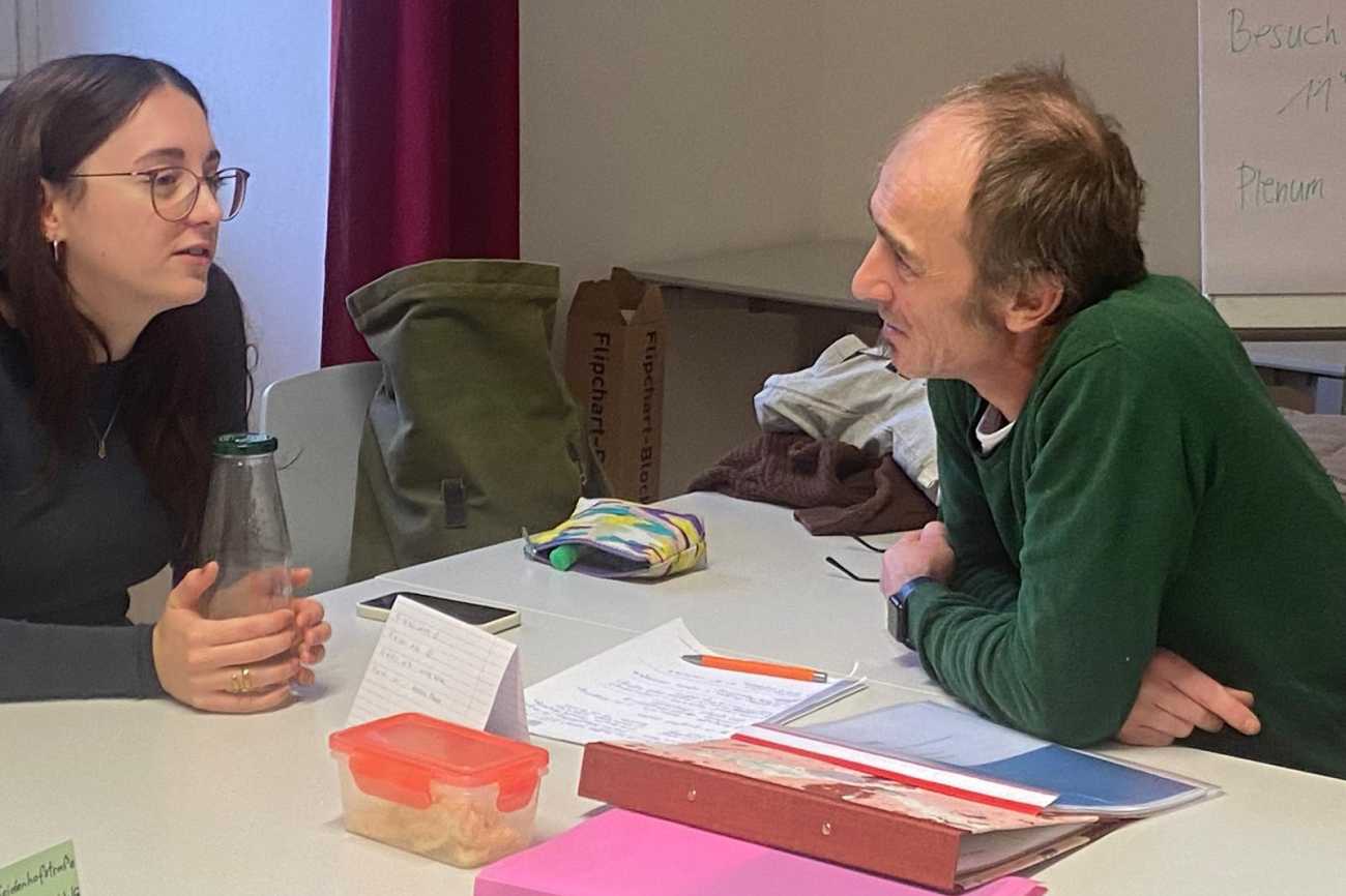 Studierende im Austausch