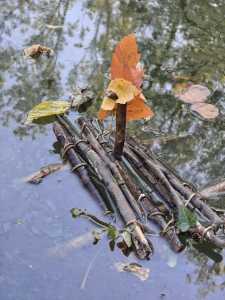 LandArt - Floß